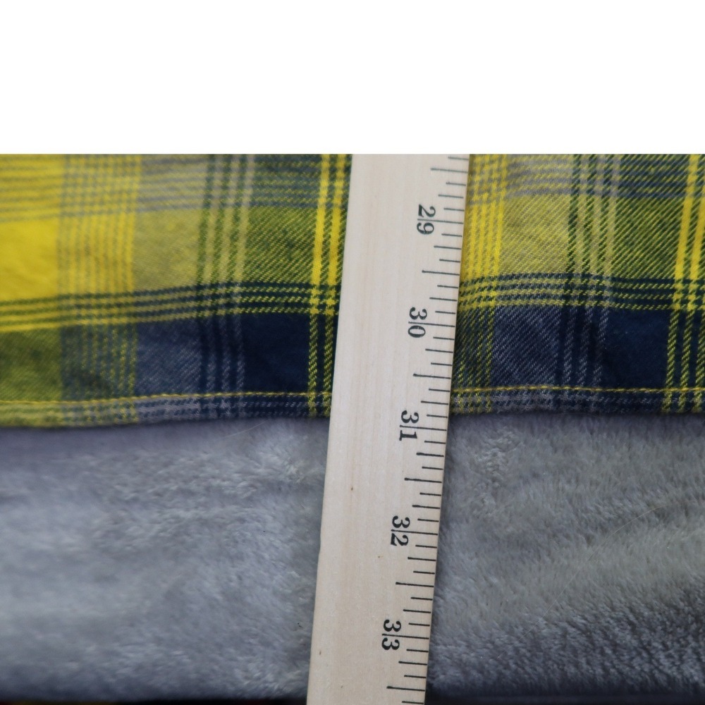 Columbia Sportswear Michigan Wolverines Flannel Long Sleeve Shirt Men's L - Picture 10 of 10